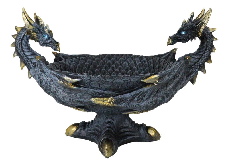 Figura decorativa de popurrí con forma de frutero de Dragones Dobles, 30 cm de ancho-2