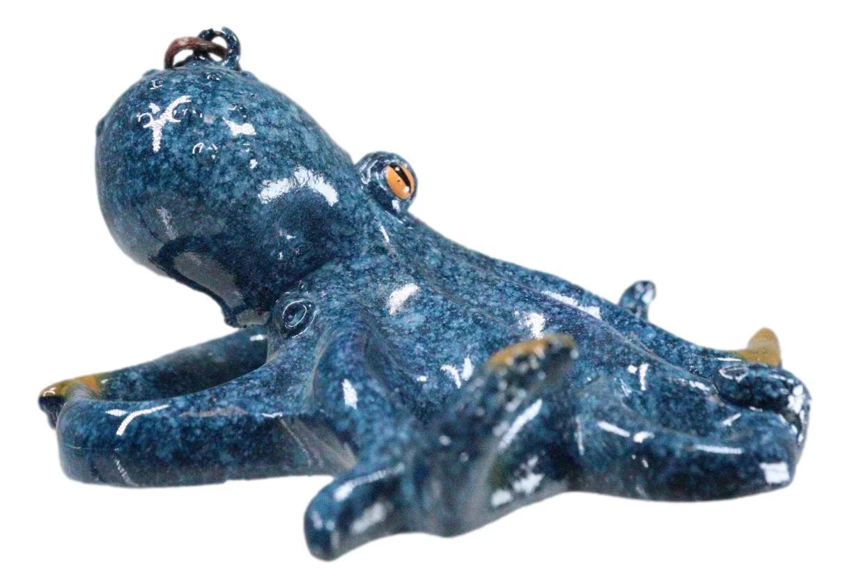 Set Of 6 Blue Giant Sea Octopus Ocean Marine Wall Hanging Decor Tree Ornaments-3