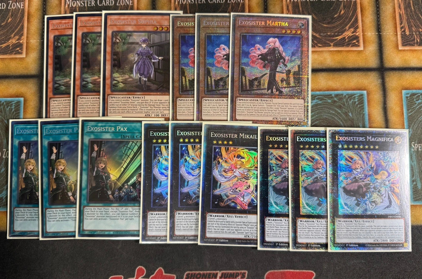Yugioh x15 Card Exosister Deck Core STARLIGHT CR Martha Sophia Magnifica + MORE