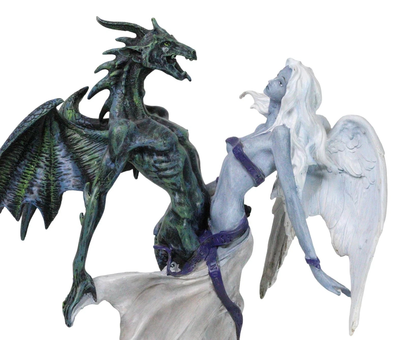 The Dark Chemical Wedding Union of Night Dragon and Morning Angel Figurine-2