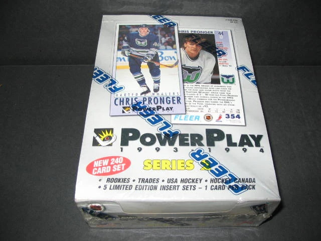 1993/94 Fleer Power Play Hockey Series 2 Box (36/12)-1