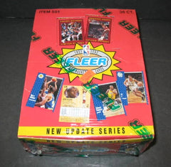 1991/92 Fleer Basketball Series 2 Update Box-1