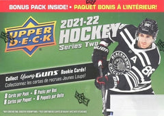 2021/22 Upper Deck Series 2 Hockey Factory Sealed HUGE Blaster Box-YOUNG GUN RC-1