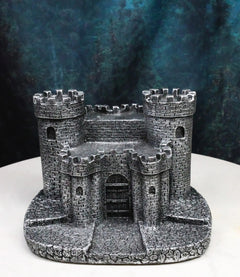 Gothic Medieval Windsor Stonewall Castle Fortress Miniature Display Stand 5"H-1