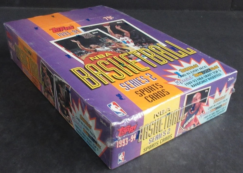 1993/94 Topps Basketball Series 2 Box (36/12)-2