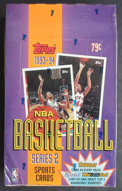 1993/94 Topps Basketball Series 2 Box (36/12)-1