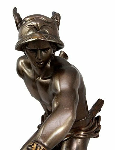 Greek Roman Olympian Deity Hermes Mercury God Of Messengers & Thieves Figurine-6