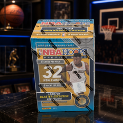 Premium Stock Basketball Cards 2019-20 Panini NBA Hoops Blaster Box, 32 Cards, 8 Factory Sealed Packs, Silver Mojo Prizms And Inserts-1