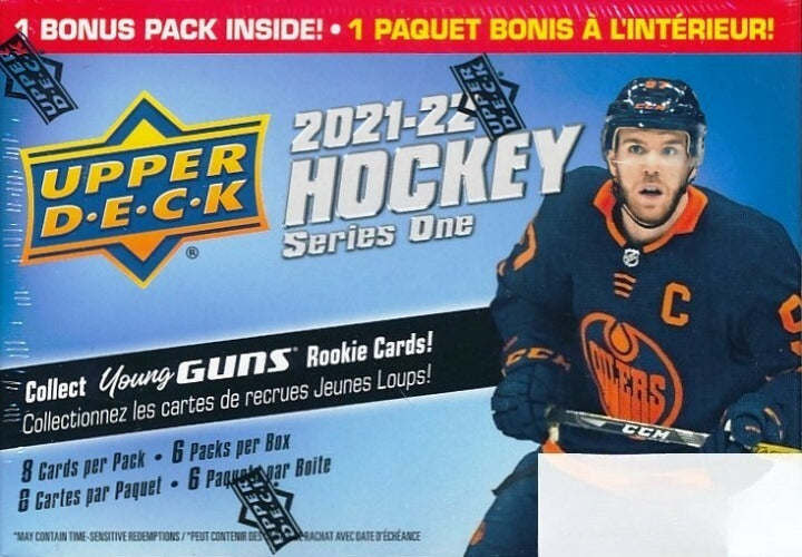 2021/22 Upper Deck Series 1 Hockey HUGE Factory Sealed Blaster Box-YOUNG GUN RC