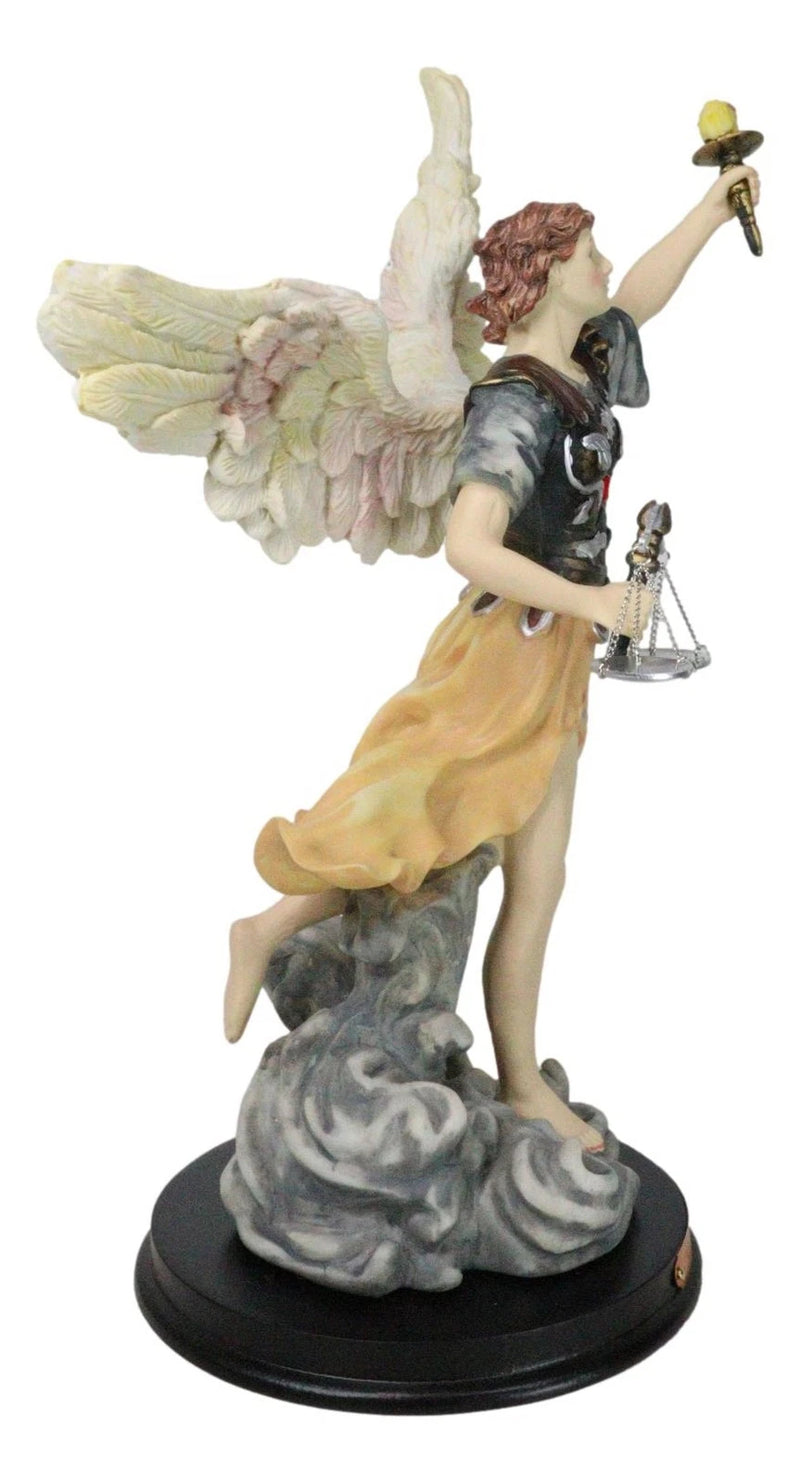 Byzantine Orthodox Catholic Church Archangel Saint Uriel Fire Of God Statue 13"H-4