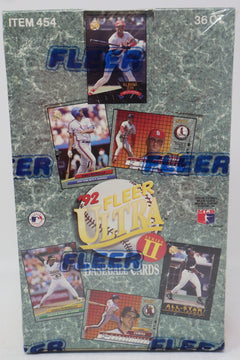 1992 Fleer Ultra Baseball Series 2 Box-1