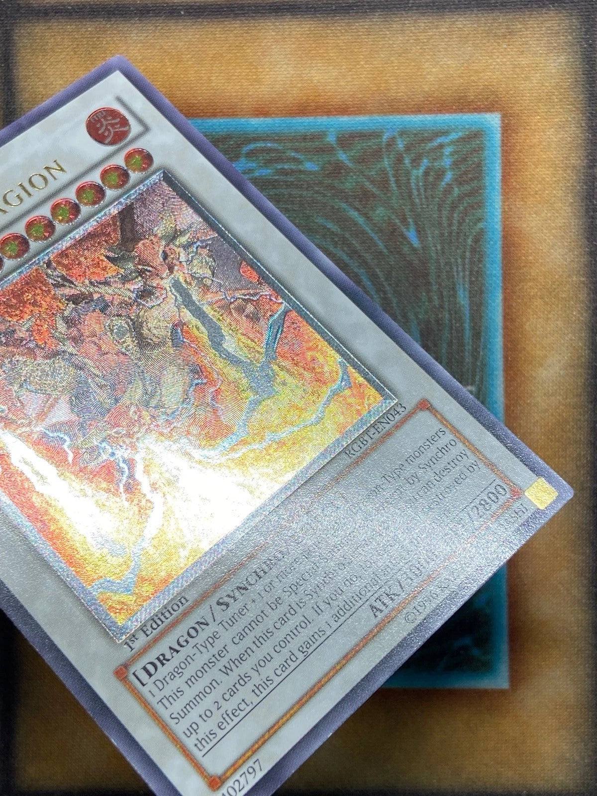 Yugioh Trident Dragion RGBT-EN043 Ultimate Rare 1st Ed LP-4