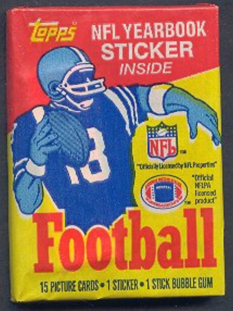 1985 Topps Football Unopened Wax Pack-1
