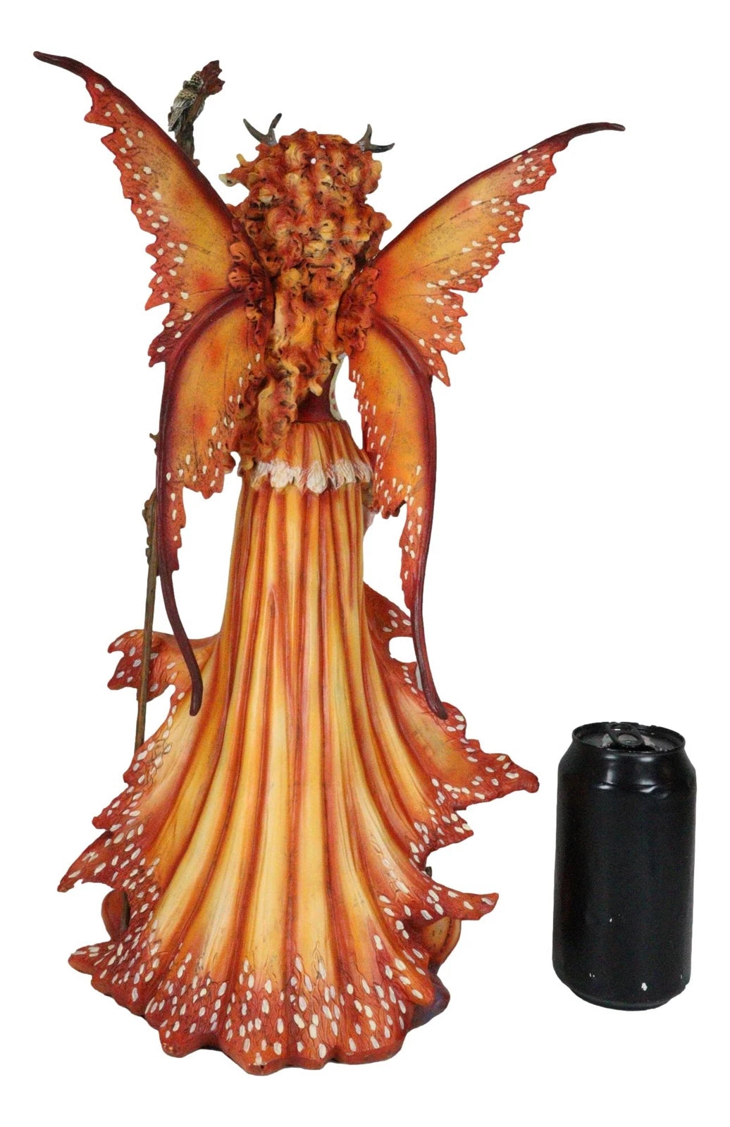 Amy Brown Pumpkin Queen Autumn Fairy Statue 17.5" Tall Fantasy Faery-4