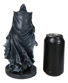 Black Angel of Death Grim Reaper With Chains Carved Knuckles Game Over Figurine-4