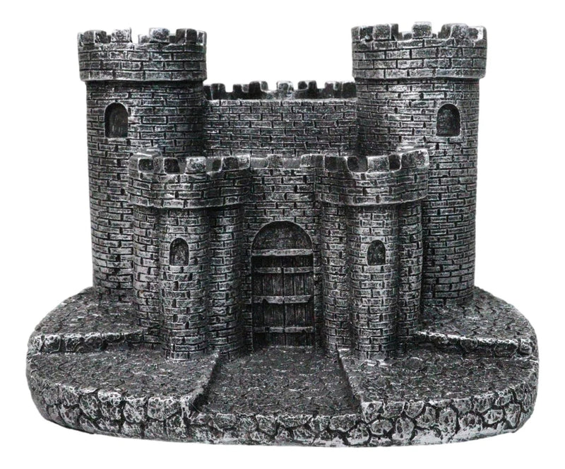 Gothic Medieval Windsor Stonewall Castle Fortress Miniature Display Stand 5"H-5