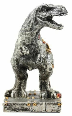Steampunk T-Rex Figurine Jurassic Era Predator Tyrannosaurus Rex Statue Dinosaur-5