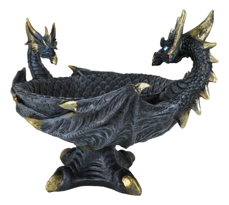 Figura decorativa de popurrí con forma de frutero de Dragones Dobles, 30 cm de ancho-4