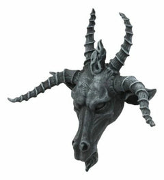 Eliphaz Levi Sabbatic Goat Baphomet Wall Plaque 8.5" Wide Collectible-4