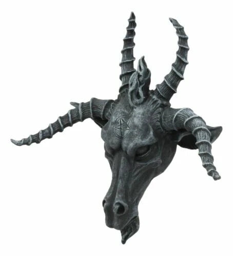 Eliphaz Levi Sabbatic Goat Baphomet Wall Plaque 8.5" Wide Collectible-4