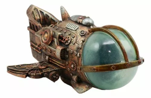 Steampunk Universe Space Exploration Spaceship Collectible Fantasy Figurine-5