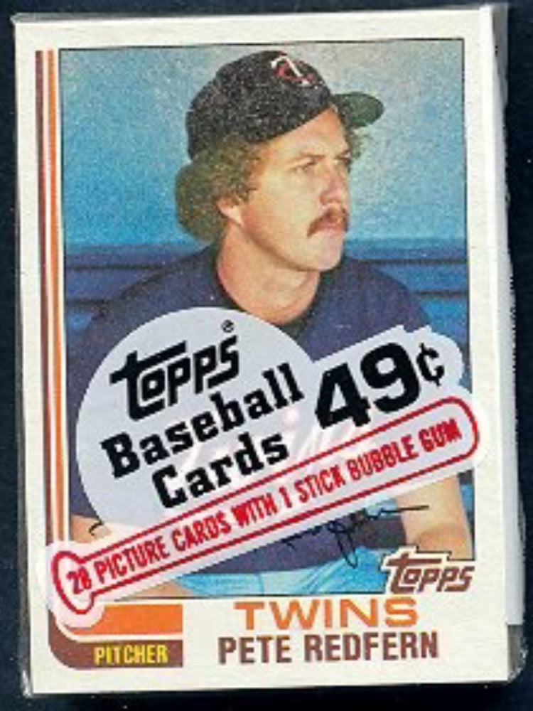 1982 Topps Baseball Unopened Cello Pack