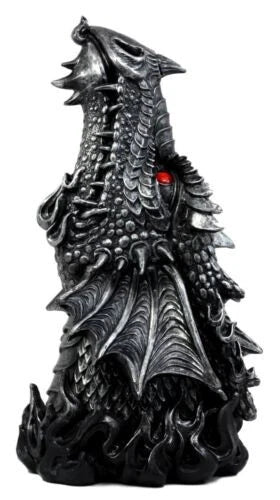 Stryker The Mythical Fire Breathing Dragon Head Sculptural Incense Holder-5