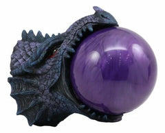 Figura gigante de dragón Bahamut serpentino que consume arena en forma de bola de tormenta, decoración para el hogar-4