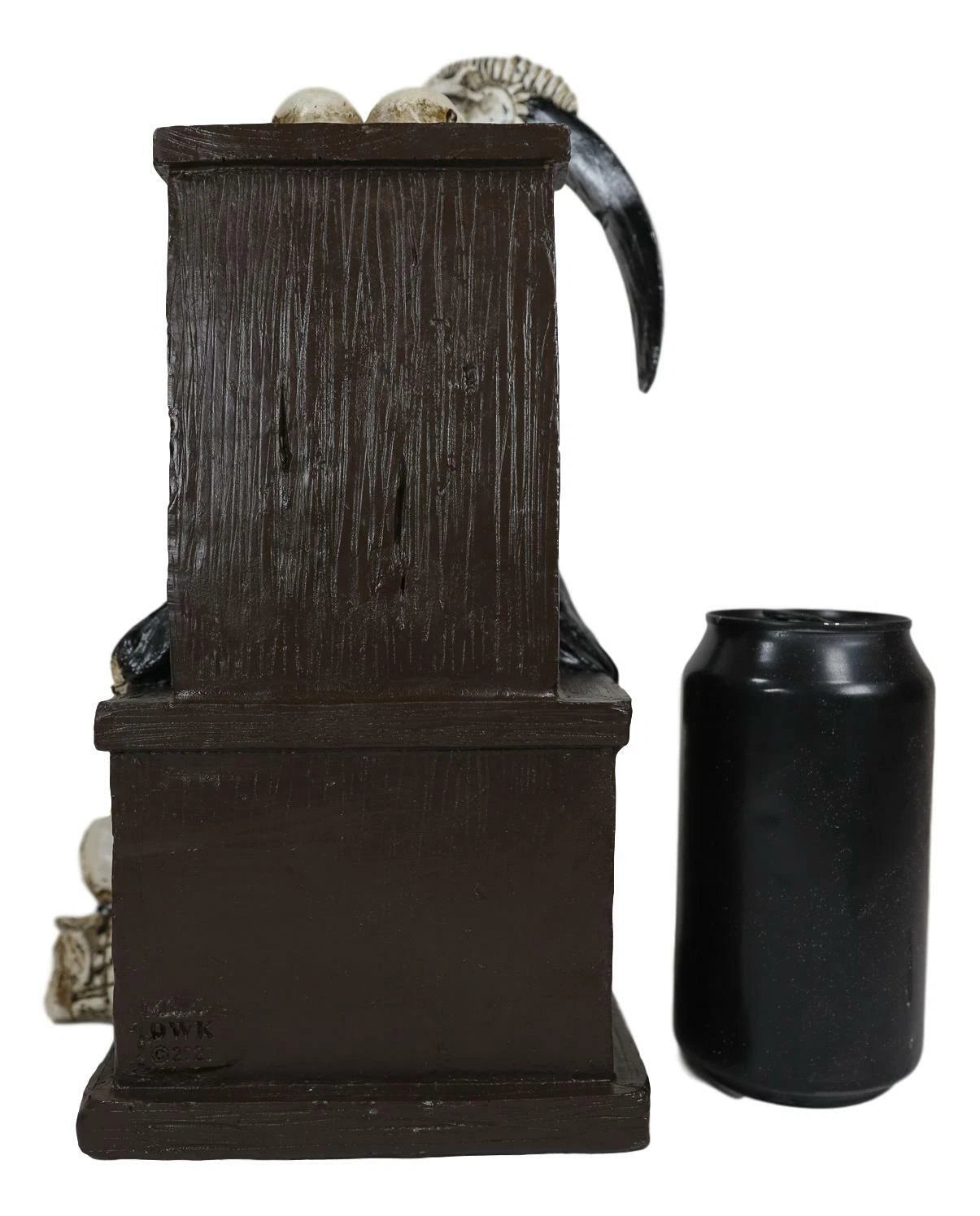 The Dark Lord Grim Reaper Seated On Skeletons & Skulls Throne Statue