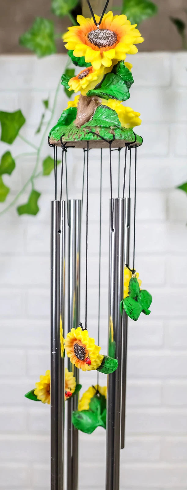 Spring Sunflowers Bloom Resonant Relaxing Wind Chime Patio Garden-1