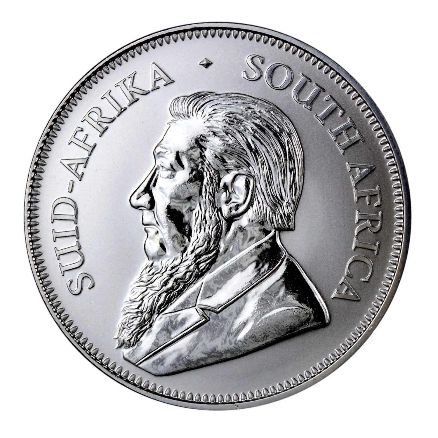 Moneda Krugerrand de Sudáfrica de 1 oz y 1 rand de plata 0.999 de 2017 - 50.º aniversario-3