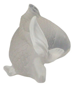 Feng Shui Auspicious Romantic Love Pond Koi Fish Frosted Acrylic Figurine-6