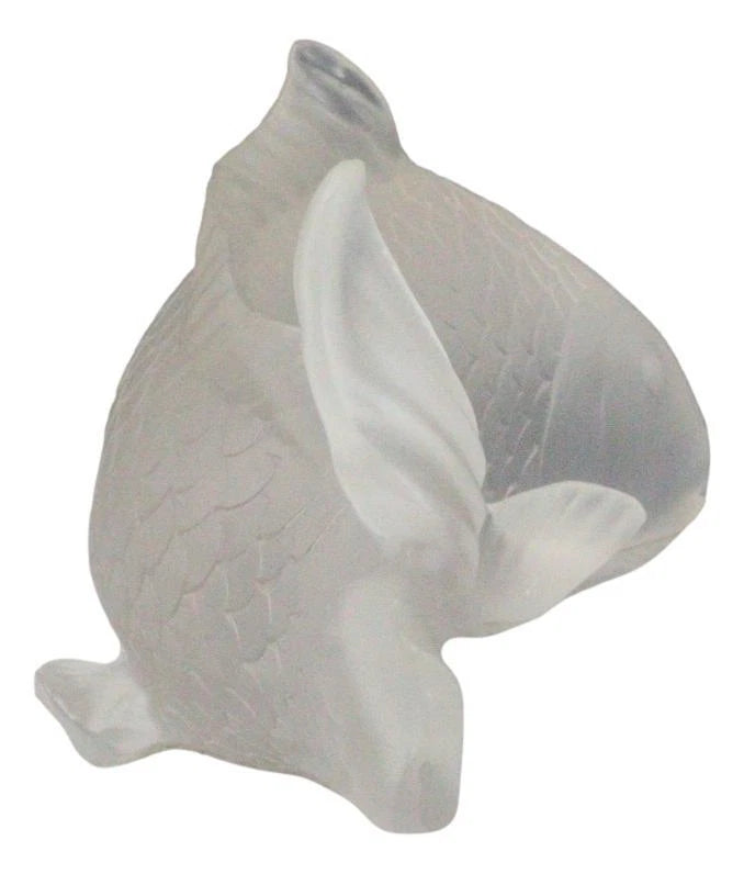 Feng Shui Auspicious Romantic Love Pond Koi Fish Frosted Acrylic Figurine-6