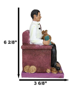 Jesus Malverde Statue Angel Of The Poor Sinaloa Figurine 6.25"Tall-6