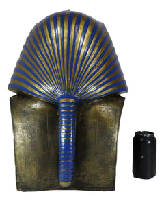Large 18.75"H Ancient Egyptian King Tut Bust Statue Burial Mask Nemes Figurine-5