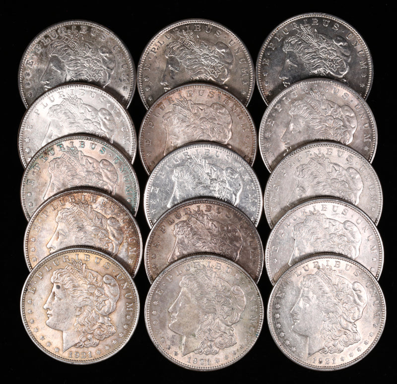 1921 Morgan Silver Dollars Brilliant Uncirculated-4