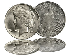 Dólares de Plata de la Paz NGC/PCGS Calidad MS-65-2