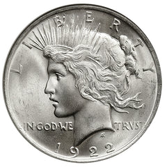 Dólares de Plata de la Paz NGC/PCGS Calidad MS-64-2