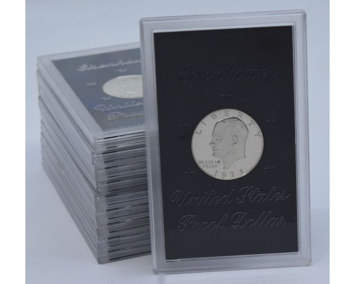 1973-S Proof Silver Eisenhower Dollars (10 pieces)-1