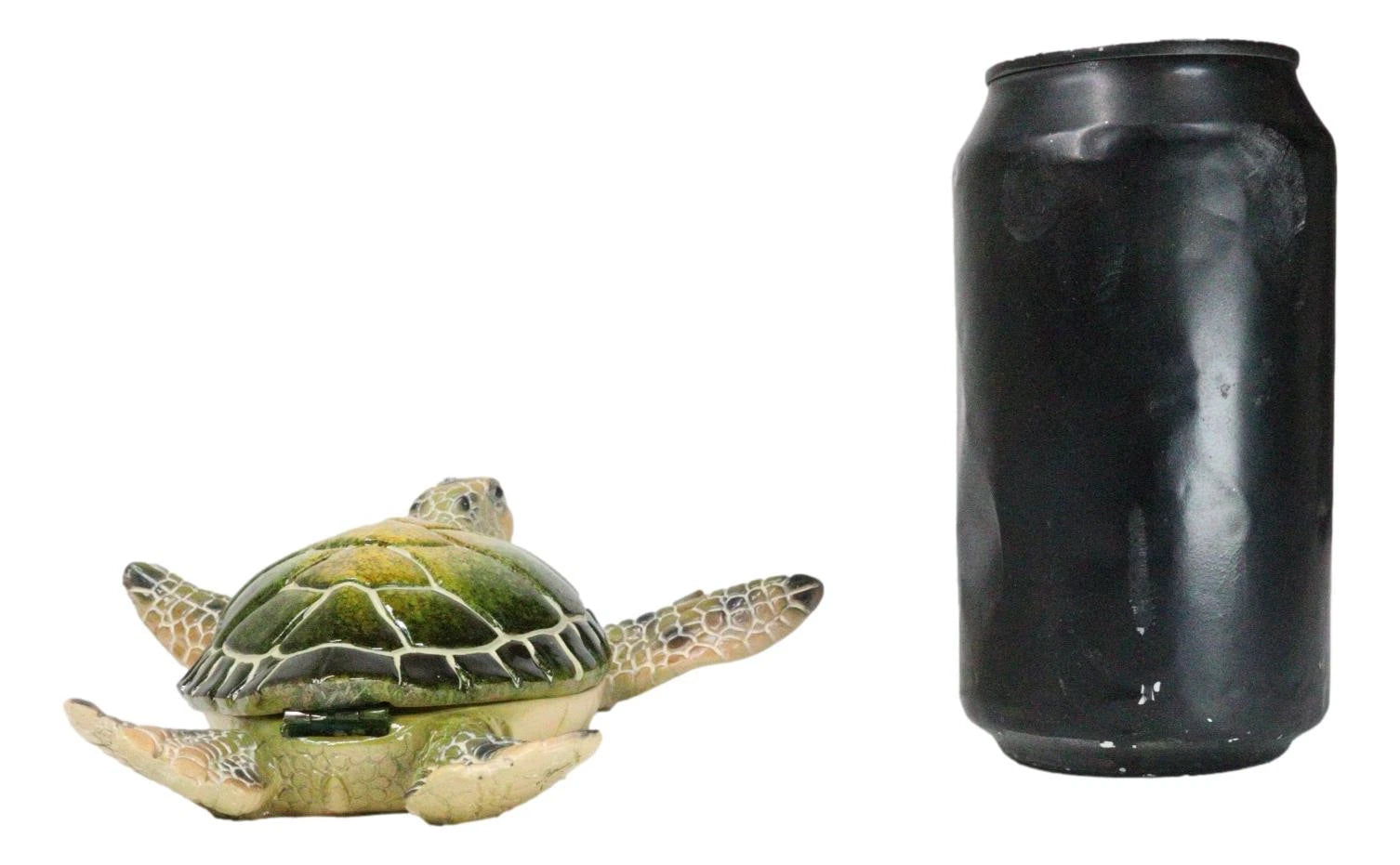 Ocean Marine Green Sea Turtle Decorative Key Stash Decorative Trinket Box-5