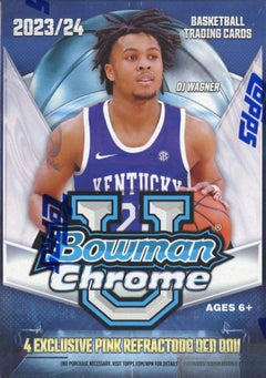 2023/24 Bowman University CHROME Basketball EXCLUSIVE Factory Sealed Blaster Box-2