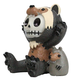 Furry Bones Hugh The Skunk Bear Wolverine Voodoo Skeleton Figurine Collectible-2