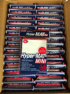 KMC HYPER MAT MINI CASE! (WHITE) 30 PACKS - 60 SLEEVES EACH - YUGIOH / CARDFIGHT-1