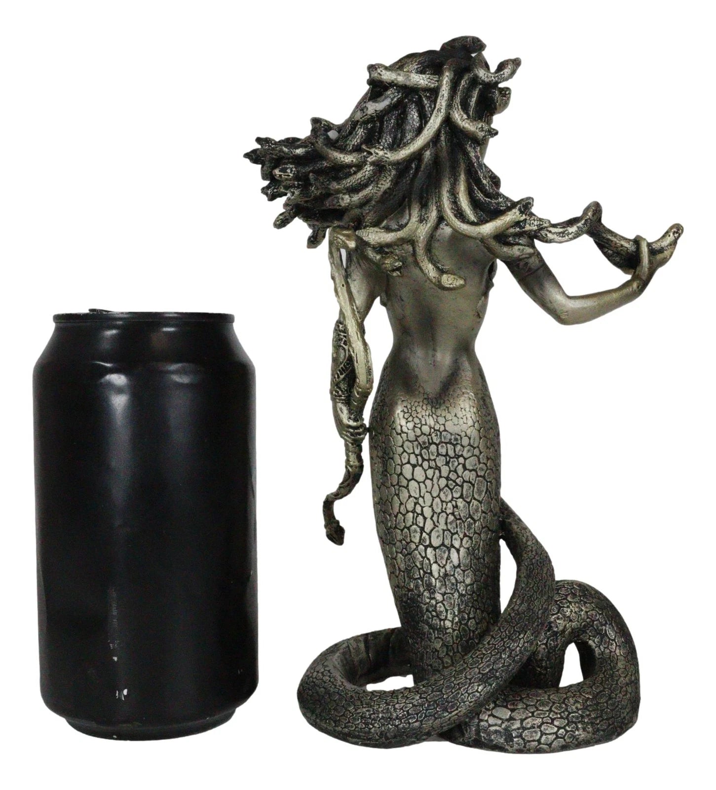 Greek Goddess The Temptation Of Medusa Statue Luring Gorgon's Gaze Figurine-9