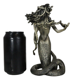 Greek Goddess The Temptation Of Medusa Statue Luring Gorgon's Gaze Figurine-9