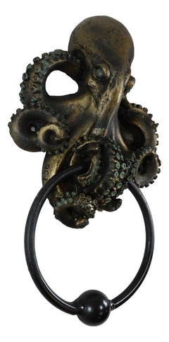 Deep Ocean Creature Octopus Door Knocker 8.5"Tall Kraken Monster Cthulhu-3