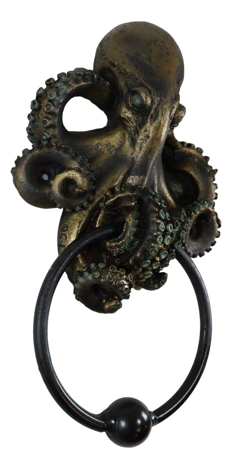 Deep Ocean Creature Octopus Door Knocker 8.5"Tall Kraken Monster Cthulhu-3