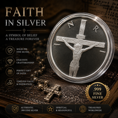 1 oz 2025 Shield Easter Jesus Christ Crucifixion silver .999 fine capsule-1
