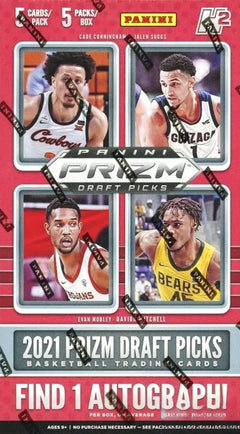 2021/22 Panini PRIZM Draft Picks Basketball HYBRID H2 Factory Sealed Box-AUTO-1
