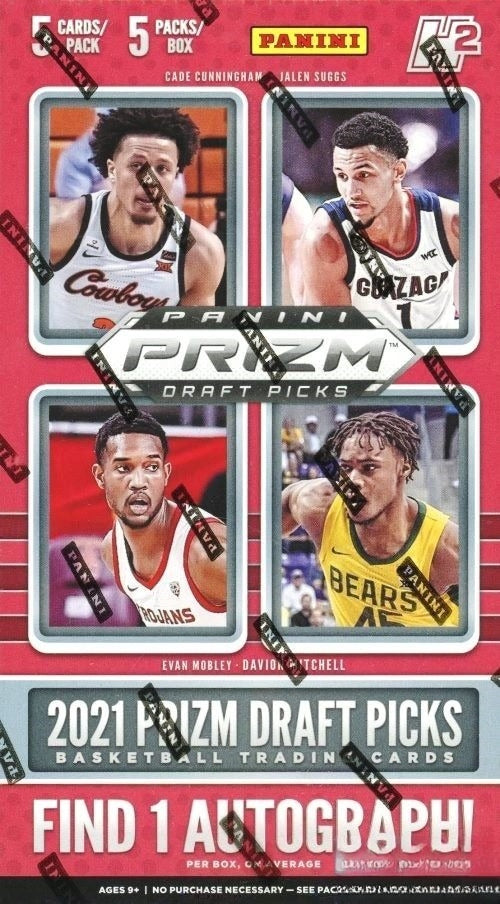 2021/22 Panini PRIZM Draft Picks Basketball HYBRID H2 Factory Sealed Box-AUTO